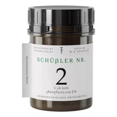 Schüssler No.2 Calcium phosphoricum D 6 tabletter, 1000 stk