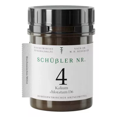Schüssler No.4 Kalium chloratum D 6 tabletter, 400 stk