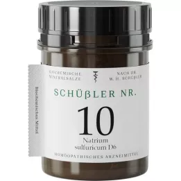 SCHÜSSLER NR.10 Natrium sulfuricum D 6 tabletter, 1000 stk