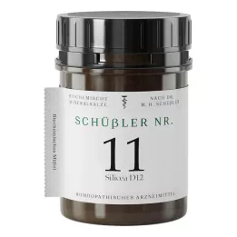 SCHÜSSLER No.11 Silicea D 12 tabletter, 1000 kapsler