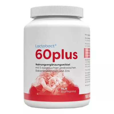 Lactobact 60plus gastro-resistente kapsler, 180 stk