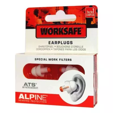 ALPINE WORKSAFE Ørepropper, 2 stk