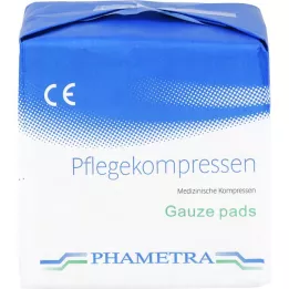 PFLEGEKOMPRESSEN Non-woven 10x10 cm usteril 4-fold, 100 stk