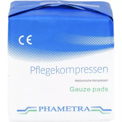 PFLEGEKOMPRESSEN Non-woven 10x10 cm usteril 4-fold, 100 stk