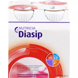 DIASIP Jordbærsmag, 4X200 ml