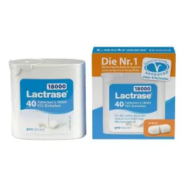 LACTRASE 18.000 FCC Tabletter i dispenser, 40 stk