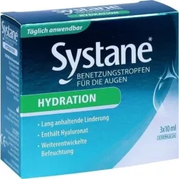 SYSTANE HYDRATION Vådgørende dråber til øjnene, 3X10 ml