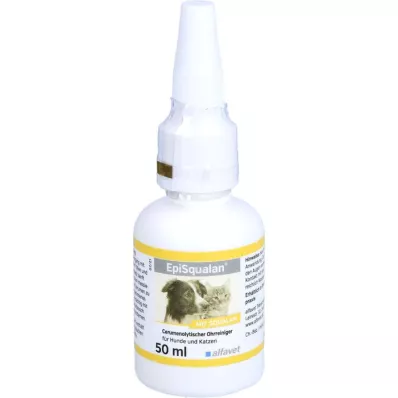 EPISQUALAN Ørerens til hunde/katte, 50 ml