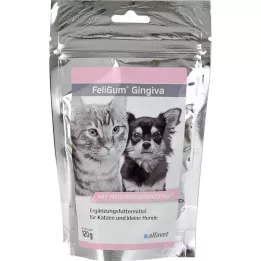 FELIGUM Gingiva tyggedråber til katte/små hunde, 120 g