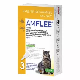 AMFLEE 50 mg spot-on-opløsning til katte, 3 stk