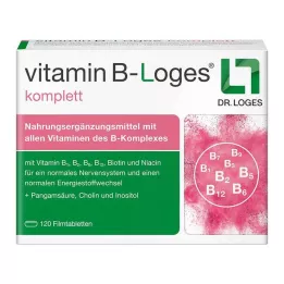 VITAMIN B-LOGES komplette filmovertrukne tabletter, 120 stk
