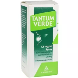 TANTUM VERDE 1,5 mg/ml spray til brug i mundhulen, 30 ml
