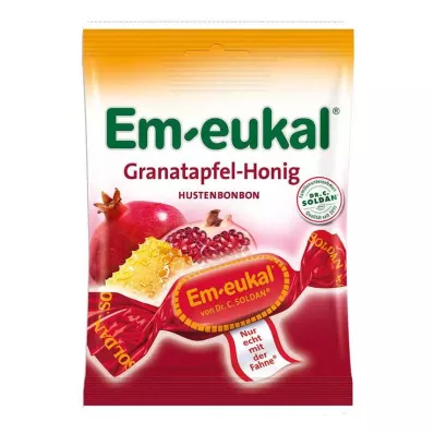 EM-EUKAL Granatæblehonningbolcher med sukker, 75 g