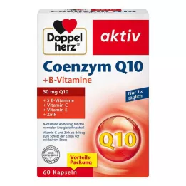 DOPPELHERZ Coenzym Q10+B-vitaminkapsler, 60 stk