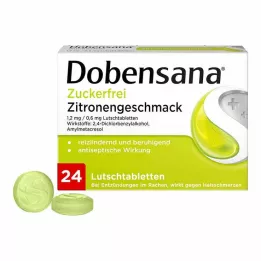 DOBENSANA sukkerfri citrongel 1,2mg/0,6mg lut., 24 stk