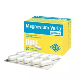 MAGNESIUM VERLA purKaps veganske orale kapsler, 60 kapsler
