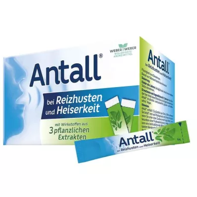 ANTALL til tør hoste og hæshed Væskesticks, 20X5 g