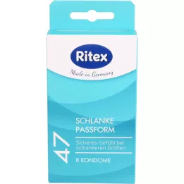 RITEX 47 kondomer, 8 stk