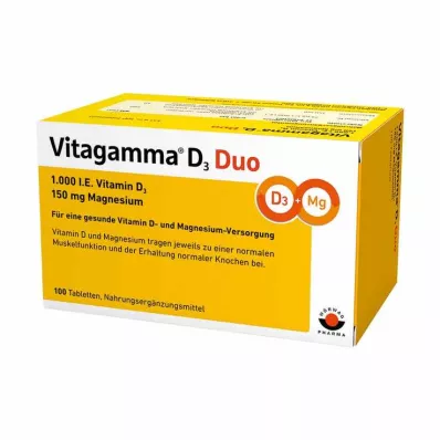 Vitagamma D3 Duo tabletter, 100 stk