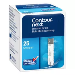 CONTOUR Next Sensors teststrimler, 1X25 stk