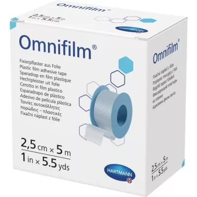 OMNIFILM Fikseringsgipsfolie 2,5 cmx5 m, 1 stk