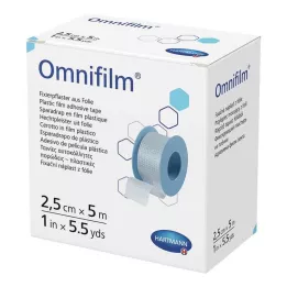 OMNIFILM Fikseringsgipsfolie 2,5 cmx5 m, 1 stk