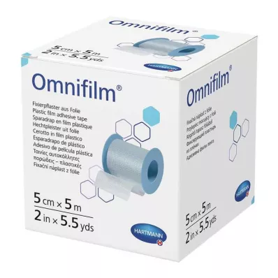 Omnifilm fikserende gipsfilm 5 cmx5 m, 1 stk