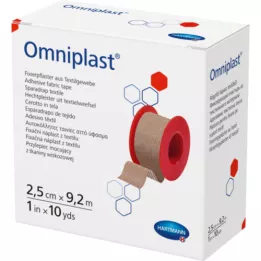 OMNIPLAST Fikseringsgips tekstil 2,5 cmx9,2 m, 1 stk