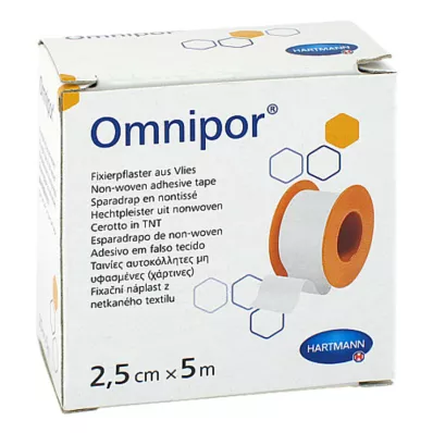 Omnipor fikseringsgips fleece 2,5 cmx5 m, 1 stk