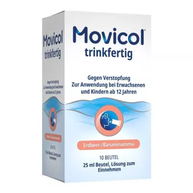 MOVICOL drikkeklar 25 ml pose til oral opløsning, 10 stk