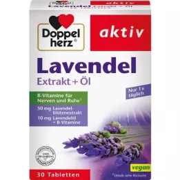 DOPPELHERZ Lavendel ekstrakt+olie tabletter, 30 stk