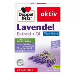 DOPPELHERZ Lavendel ekstrakt+olie tabletter, 30 stk