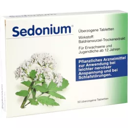 SEDONIUM overtrukne tabletter, 50 stk