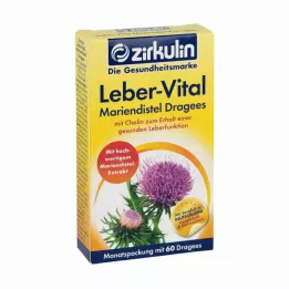 ZIRKULIN Liver Vital marietidselovertrukne tabletter, 60 kapsler
