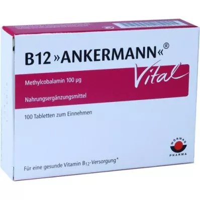 B12 ANKERMANN Vital-tabletter, 100 kapsler