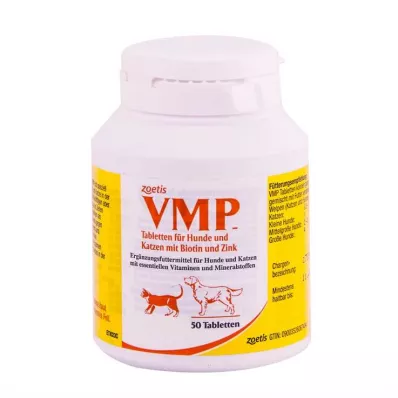 Vmp tabletter tilskudsfoder til hunde/katte, 50 stk