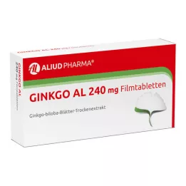 GINKGO AL 240 mg filmovertrukne tabletter, 60 stk