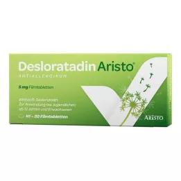 DESLORATADIN Aristo 5 mg filmovertrukne tabletter, 20 stk