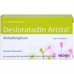 DESLORATADIN Aristo 5 mg filmovertrukne tabletter, 50 stk