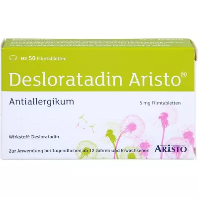 DESLORATADIN Aristo 5 mg filmovertrukne tabletter, 50 stk
