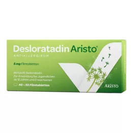 DESLORATADIN Aristo 5 mg filmovertrukne tabletter, 50 stk