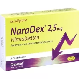 NARADEX 2,5 mg filmovertrukne tabletter, 2 stk