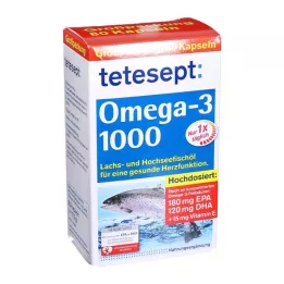 TETESEPT Omega-3 1000 kapsler, 80 kapsler