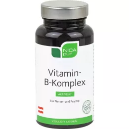 NICAPUR Aktiverede kapsler med B-vitamin-kompleks, 60 stk