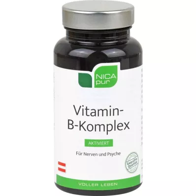 NICAPUR Aktiverede kapsler med B-vitamin-kompleks, 60 stk