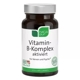 NICAPUR Aktiverede kapsler med B-vitamin-kompleks, 60 stk