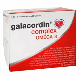 GALACORDIN komplekse omega-3-tabletter, 60 kapsler
