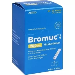 BROMUC Akut 200 mg hostedæmpende middel til oral brug, 20 stk
