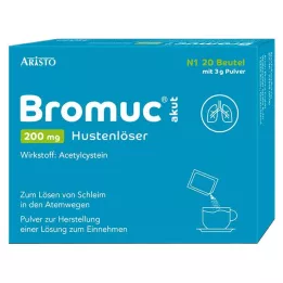 BROMUC Akut 200 mg hostedæmpende middel til oral brug, 20 stk