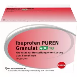 IBUPROFEN PUREN Granulat 400 mg til oral brug, 50 stk